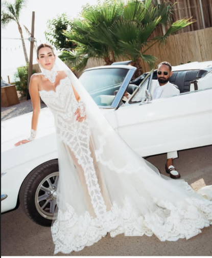 حفل زفاف امينة خليل في اليونان