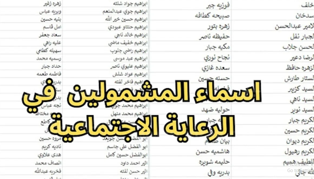 الاستعلام عن الرعاية الاجتماعية الوجبة الأخيرة 2025