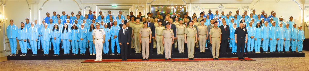 حفل تكريم لاعبي المؤسسات العسكرية اليوم