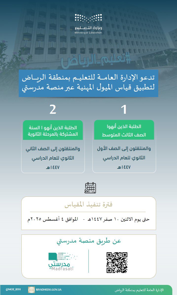 اختبار مقياس الميول المهنية