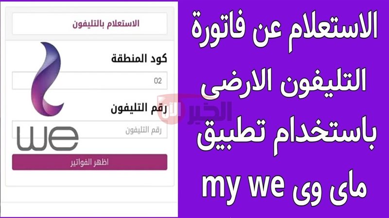 الاستعلام عن فاتورة