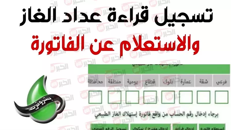 تسجيل قراءة عداد