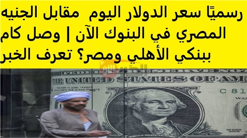 سعر الدولار اليوم