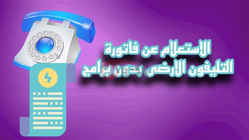 الاستعلام عن فاتورة