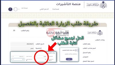 رابط استعلام زيارة عائلية برقم الجواز 2025 عبر visa.mofa.gov.sa والشروط المطلوبة