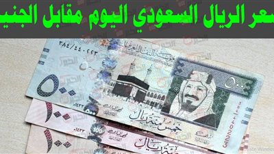 ارتفاع سعر الريال السعودي اليوم في البنك الأهلي مقابل الجنية المصري