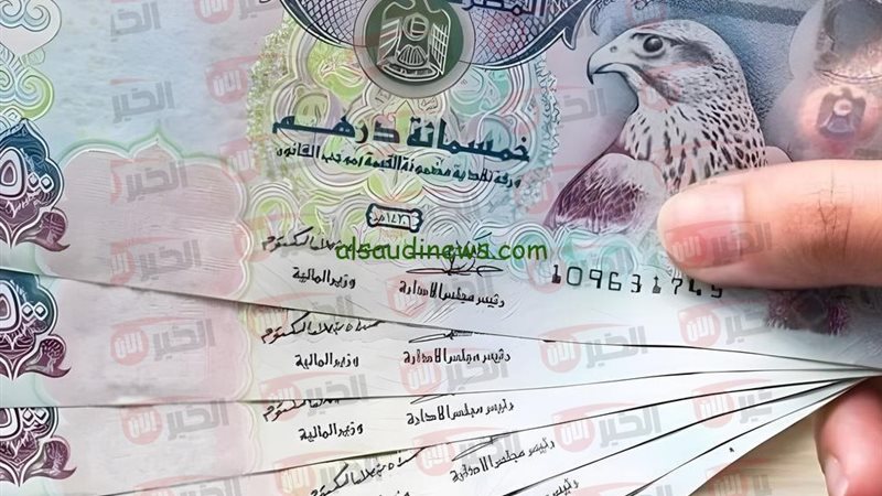 سعر الدرهم الاماراتي