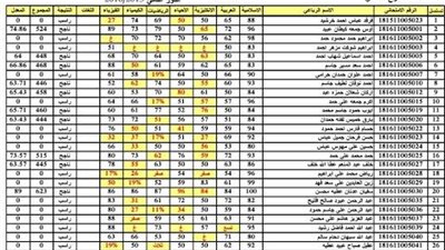 نتائج الثالث المتوسط 2025 محافظة الرصافة 3 عبر موقع نتائجنا الالكتروني