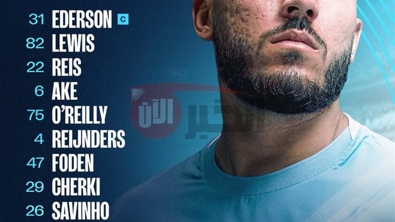 تشكيل مانشستر سيتي