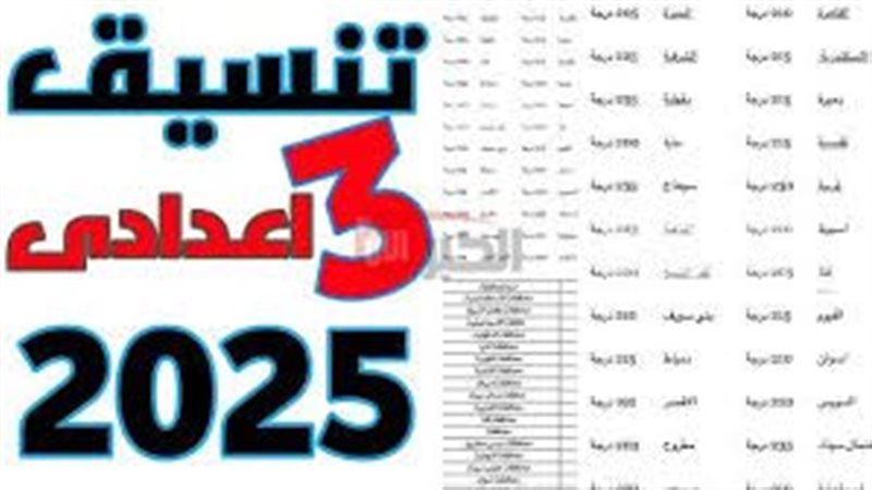 تنسيق الثانويه العامه