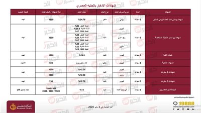 أعلى عائد شهادات بنك مصر اليوم.. أبرزها شهادة ابن مصر بعائد 30%