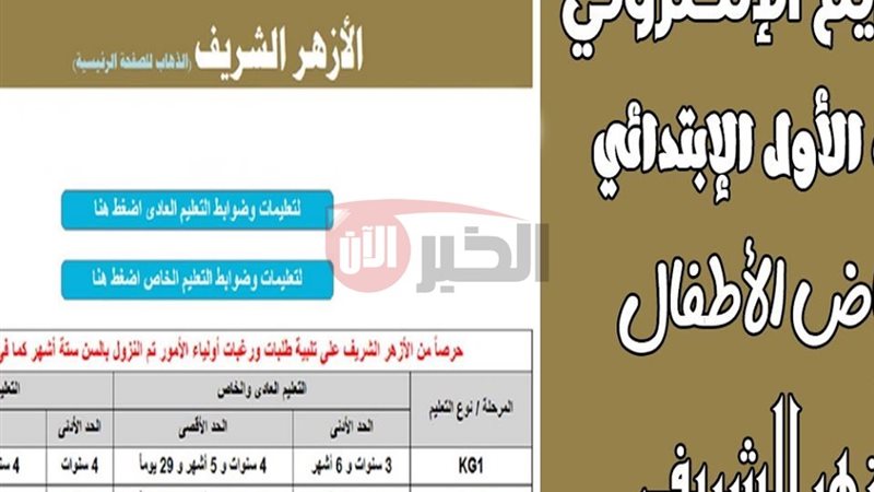 التقديم لرياض الاطفال