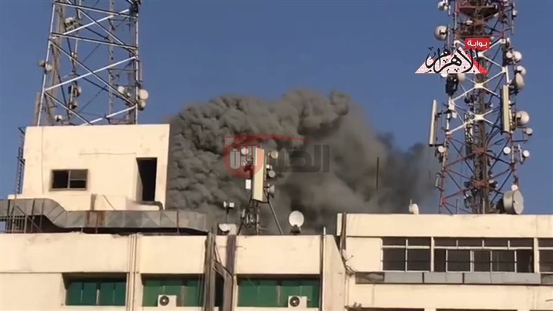 حريق سنترال رمسيس