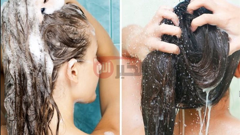 غسل الشعر بالطريقة